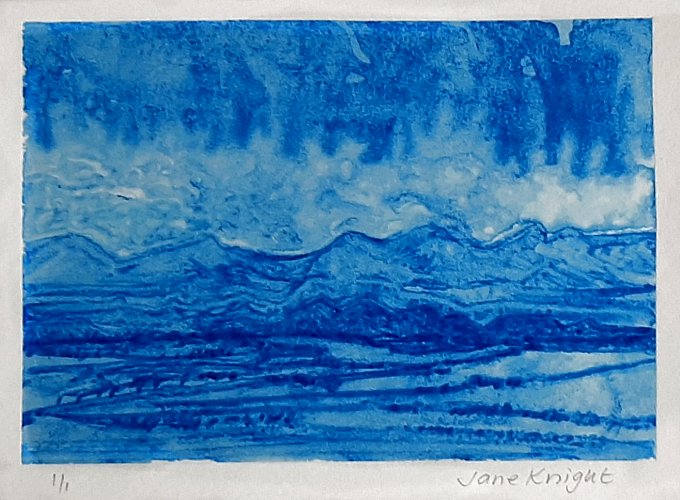 Jane Knight - Landscape in Blue